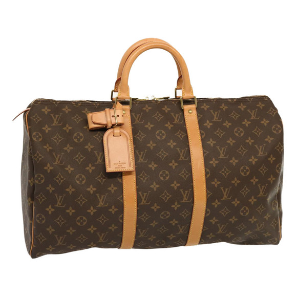 Louis Vuitton Handbags - LOUIS VUITTON Monogram Keepall 50 Boston Bag M41426 LV Auth 68881